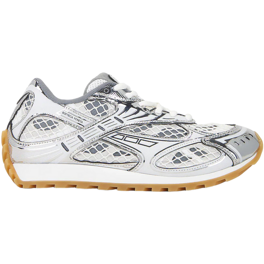 BOTTEGA VENETA 'SILVER WHITE' ORBIT SNEAKERS