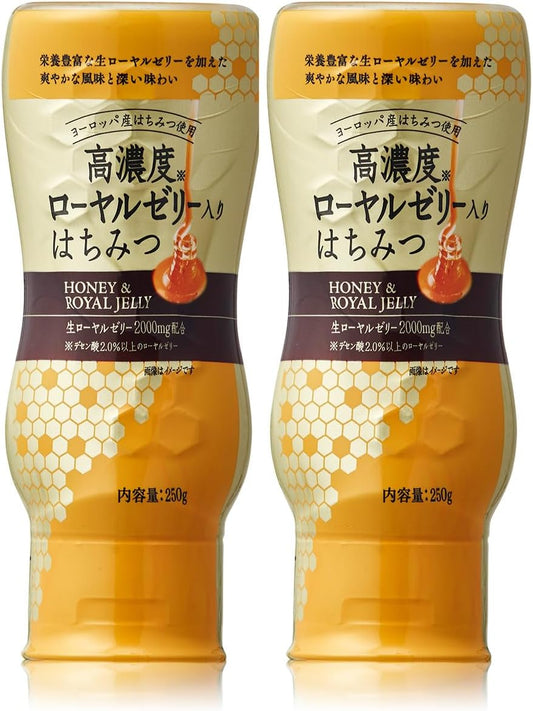 Shoei Honey with High Concentration Royal Jelly, 17.6 oz (500 g) (250 g x 2)