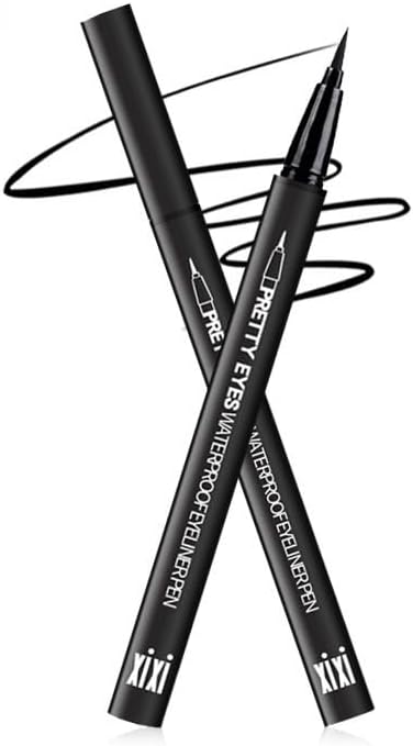 XIXI Color Eyeliner Extra Fine Water Proof Long Lasting (101# Cool Black)
