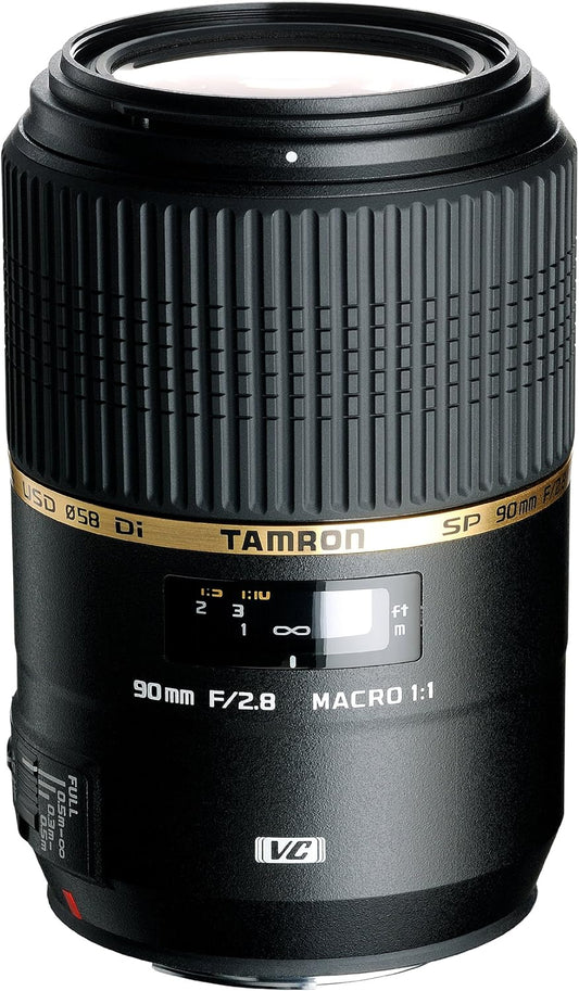TAMRON 単焦点マクロレンズ SP 90mm F2.8 Di MACRO 1:1 VC USD キヤノン用 フルサイズ対応 F004E