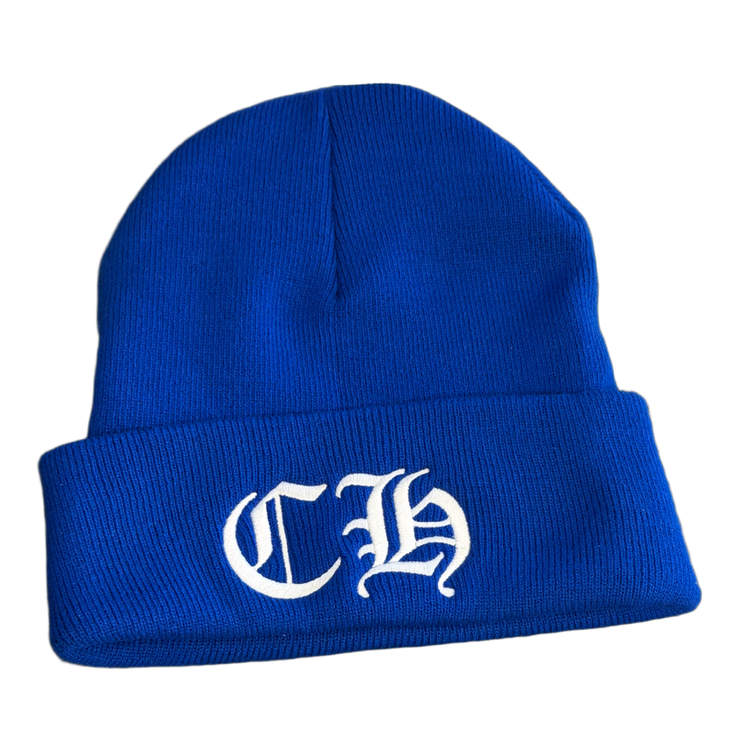 CHROME HEARTS 'BLUE' CH BEANIE