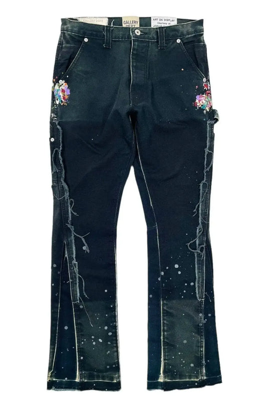 GALLERY DEPT CARPENTER FLARE BLACK DENIM