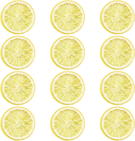 Rimikuru Food Sample Lemon Slicing Ring Cutting Set, Fruit Cut, Fruit Display (Lemon, Set of 12)