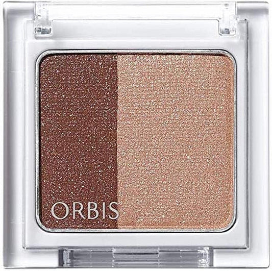ORBIS Twin Gradient Eye Color, Cocoa Cinnamon, Eye Shadow, 1 Piece (x1)