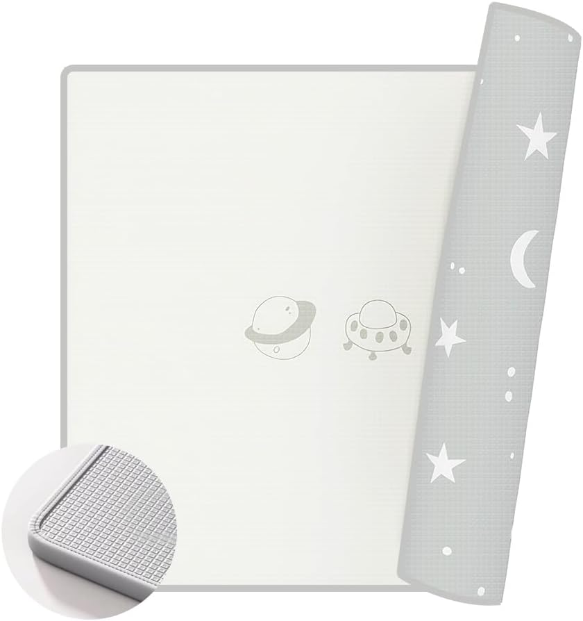 First.B Play Mat, Reversible, Baby Joint Mat, Soundproofing, Nap, Seamless, Supports Floor Heating, Double Sided, High Density XPE Material, 0.8 inch (2 cm) Thick, Easy to Clean and Store