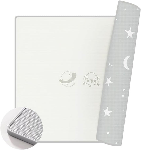 First.B Play Mat, Reversible, Baby Joint Mat, Soundproofing, Nap, Seamless, Supports Floor Heating, Double Sided, High Density XPE Material, 0.8 inch (2 cm) Thick, Easy to Clean and Store