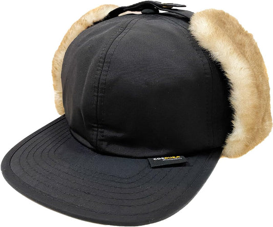 Basic Ench Cordura 60/40 Flap Cap, Cordura, Made in Japan, Earmuffs, Hat, Antibacterial, Deodorant, Women's, Men's, One Size Fits Most