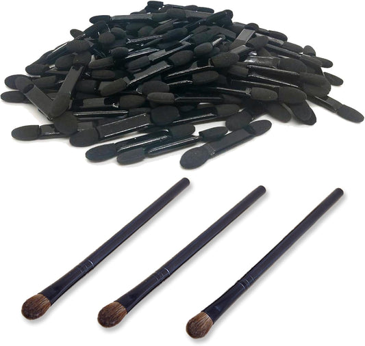 Weathering Sponge Brush, Plastic Model Figure, Sponge Brush, Coco plaza Original Packaging (50 Sponge Brushes + 3 Horsehair Brushes)