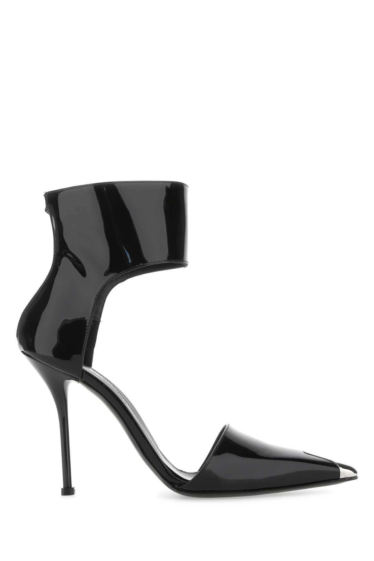 Alexander Mcqueen アレクサンダーマックイーンブラックレザーポンプ - Image 1