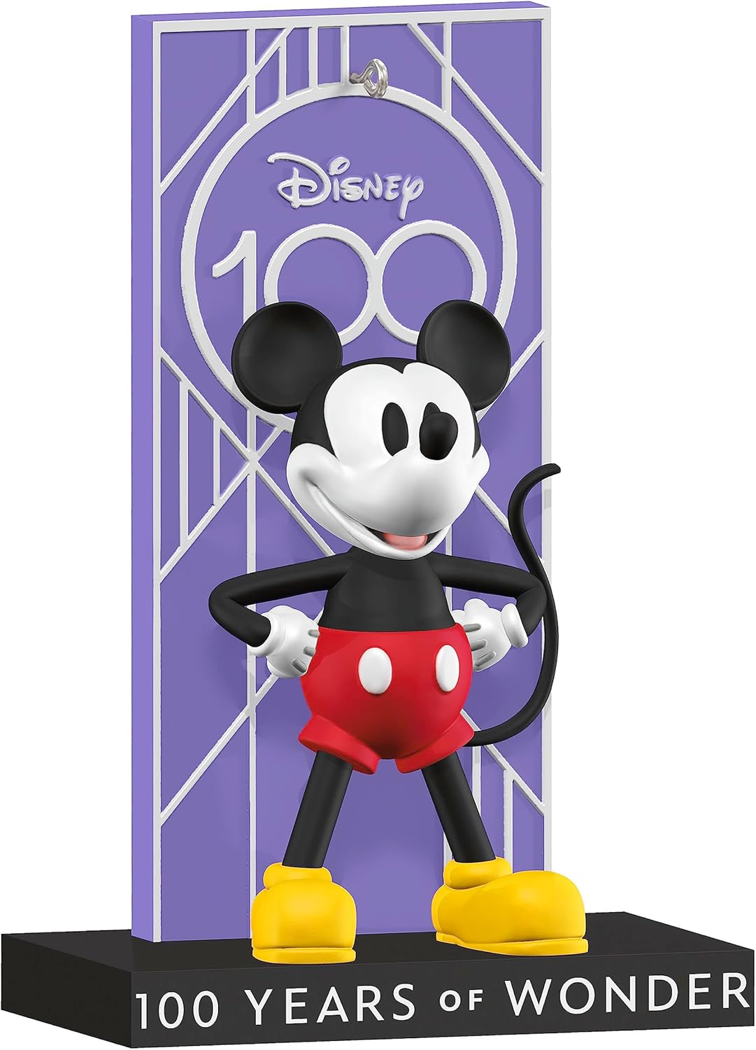 Hallmark Keepsake Adorno de Navidad 2023, Disney 100 años de Wonder Mickey Mouse, exclusivo de Amazon