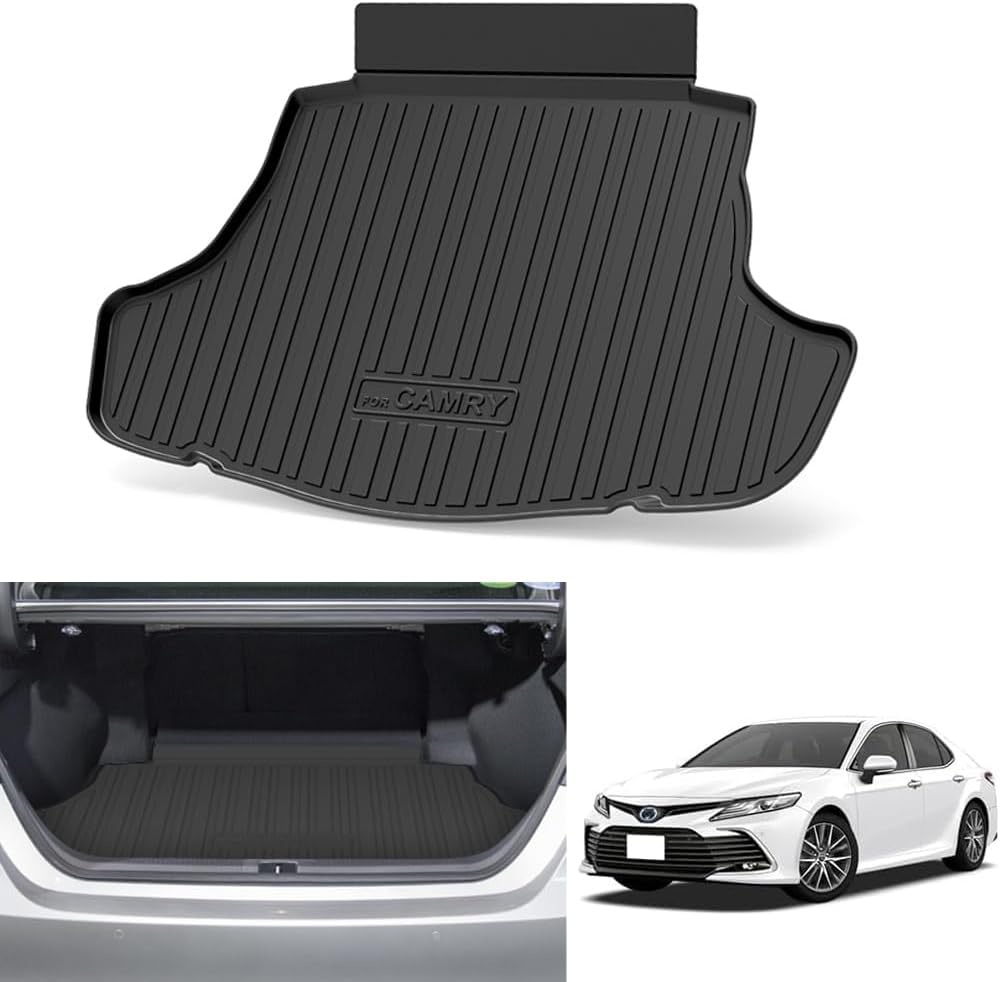 Toyota Camry 70 Series Cargo Mat Accessories Vehicle Specific Design Trunk Mat Luggage Mat Stain Prevention Anti-Slip Scratch 3D Floor Mat Interior 3D Luggage Tray Protective Parts Easy