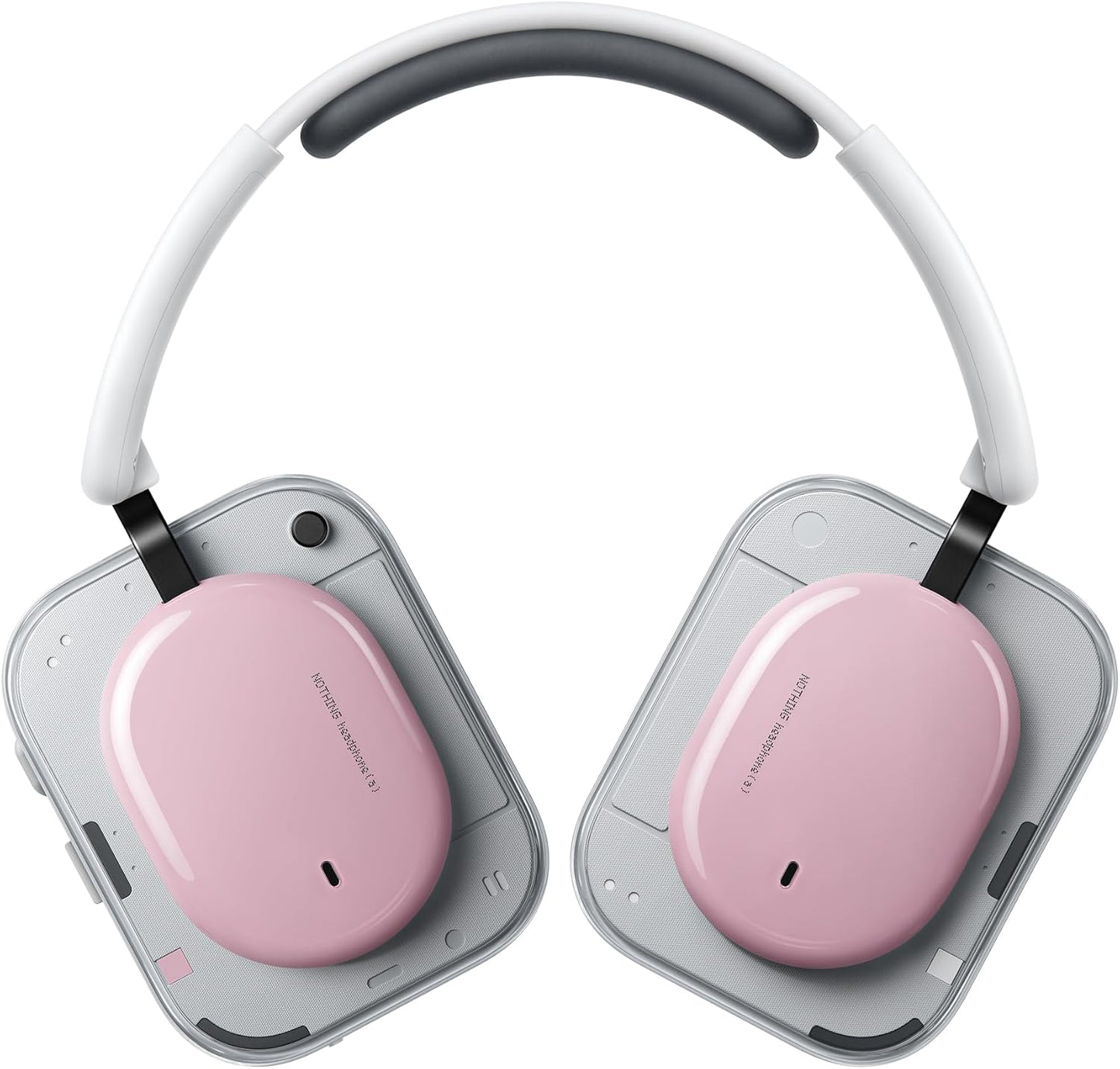 Nothing Wireless Headphones Headphone (a) / Adaptive Active Noise Cancelling / Over Ear / Bluetooth / Up to 135 Hours Playtime / High Resolution + LDAC Certified / Dual Connection / Microphone / iPhone & Android Compatible / Pink