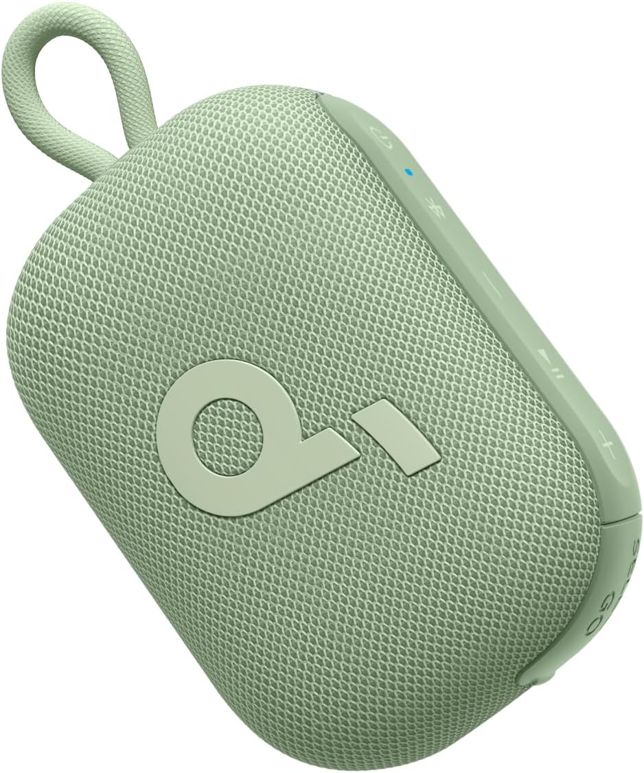 Anker Soundcore Select 4 Go Bluetooth Speaker [Max 20 hours playback / 5W output / Passive Radiator included / IP67 dustproof and waterproof / Wireless stereo compatible] Light Green