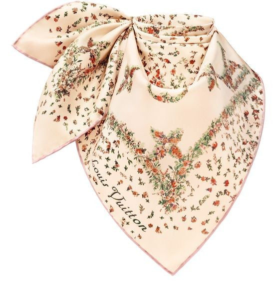 LOUIS VUITTON Monogram Flowers Square 90 - Image 1