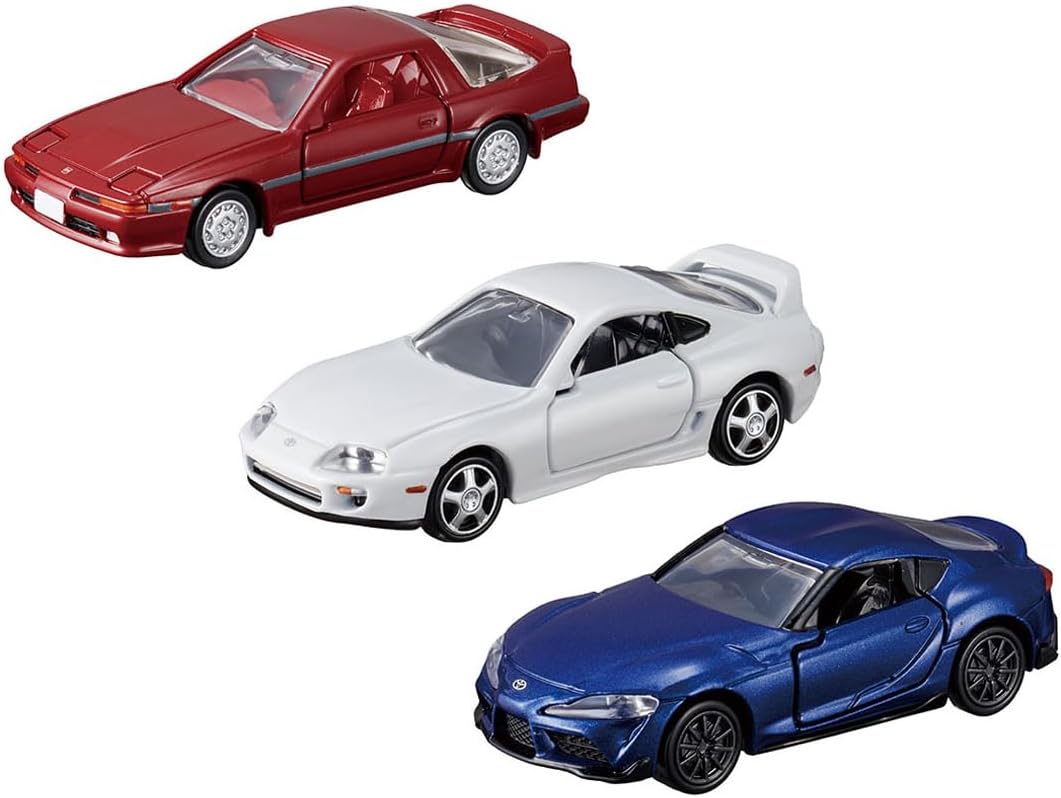 Takara Tomy Toyota SUPRA 3 Models Collection Mini Car Toy for Ages 6 and Up