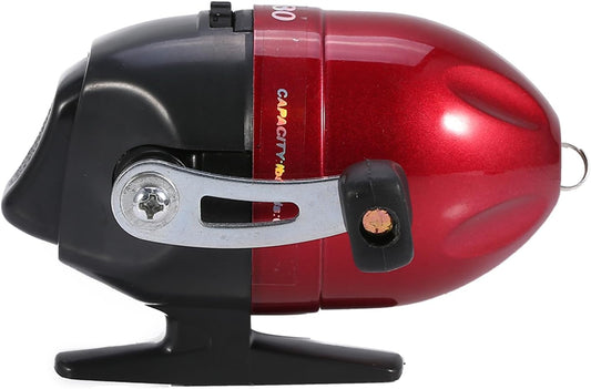 Yctze Compact and Durable Closed Face Fishing Spinning Reel, Built in Tackle and Line, Perfect for Small Spinning Reel Enthusiasts