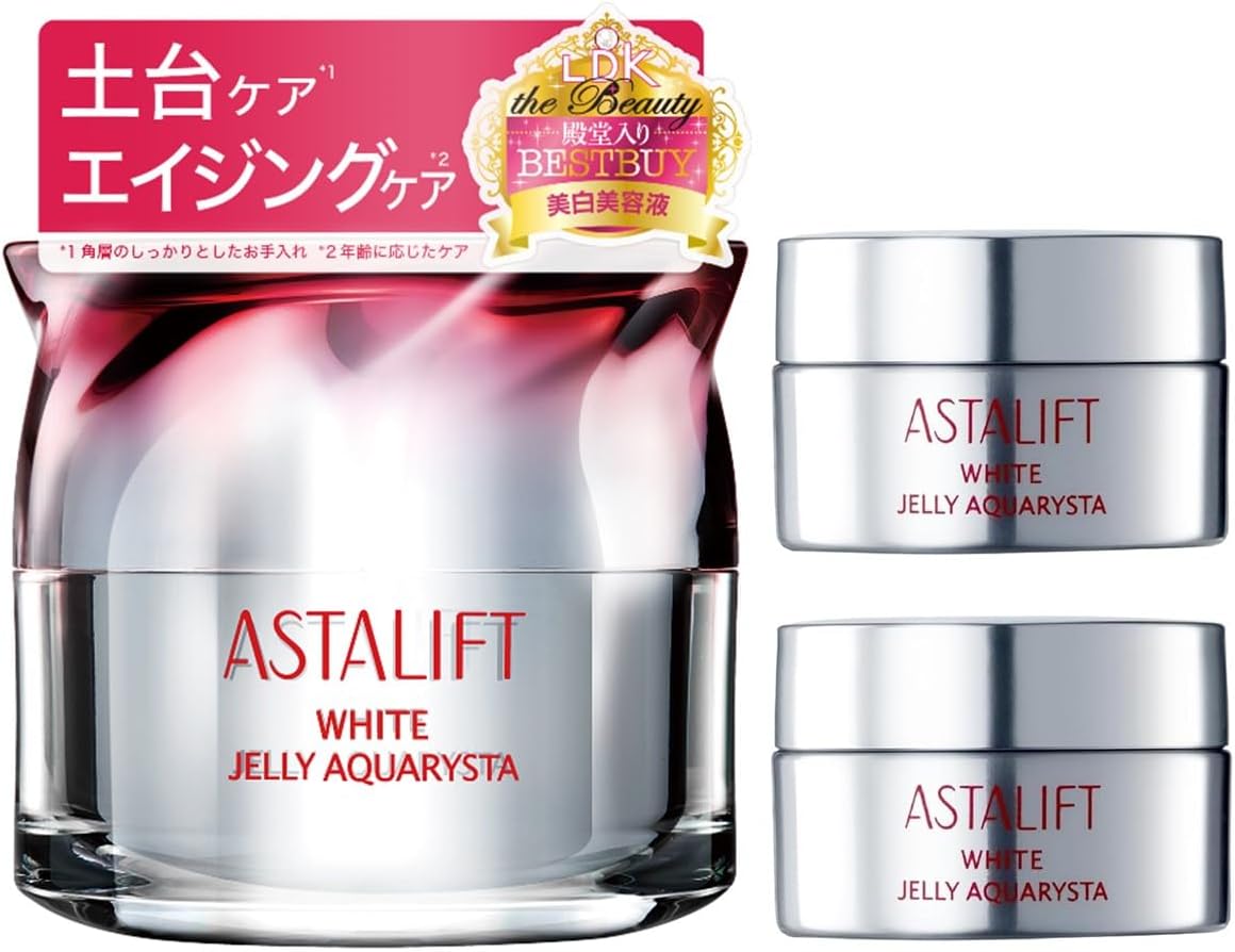 ASTALIFT White Jelly Aquarista (Jelly-Shaped Precedent Essence) Approx. 2 Months (2.1 oz (60 g) + Approx. 14 Days Supply (0.2 oz (7 g) Mini x 2) [Quasi-drug]