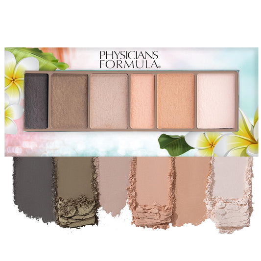 Paleta de sombras de ojos de Physicians Formula Matte Monoi Butter Sombra de ojos natural mate tonos nude sonrojados, para piel sensible, hipoalergénica, nutritiva e hidratante, suave, uso todo el día
