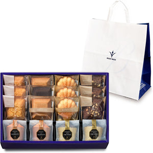 BOULMICH Gift Set (16 Pieces) (Includes Carrying Bag), Homecoming, Souvenir, Gift, Sweets, Assorted, Candy Folding, Housewarming