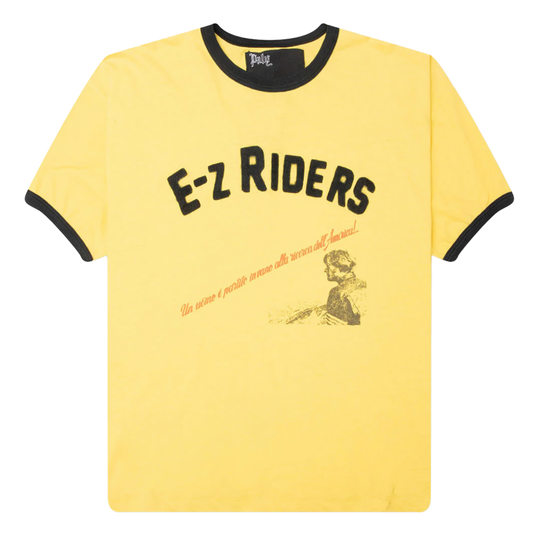 PALY 'EZ RIDERS' YELLOW RINGER TEE