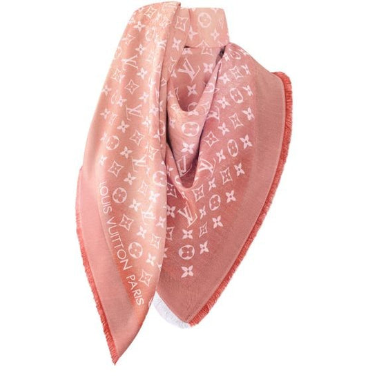 LOUIS VUITTON Flower Brush Shine Shawl - Image 1