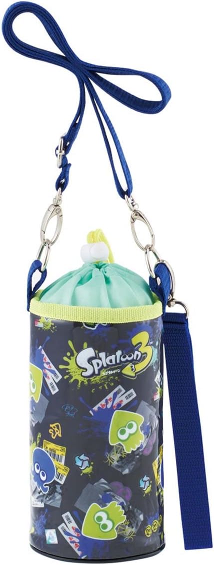 Skater PVPC6-A Enamel Plastic Bottle Case for 16.9 fl oz (500 ml) Splatoon 3