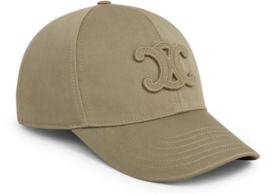 CELINE Triomphe baseball cap in washed cotton - Image 1