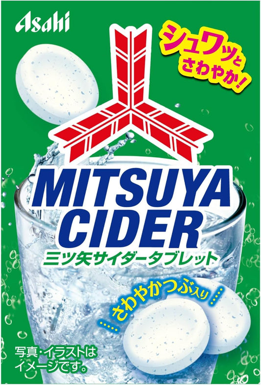Asahi Group Foods Mitsuya Cider Tablet (Small Box), 18 Tablets (0.9 oz (27 g)