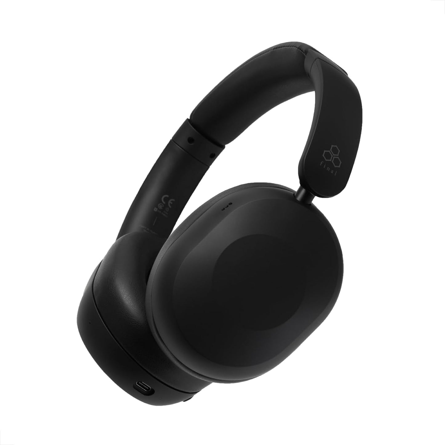 [Limited] Final UX1000 Bluetooth Wireless Headphones, Smart Package Specifications, Includes Bonus Sticker, Hybrid Noise Cancellation, Up to 70 Hours, Multi-Point Connection, Black