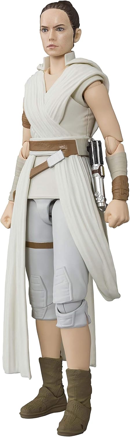 S.H. Figuarts Star Wars Rey & D-O (Star Wars: The Rise of Skywalker) Approx. 5.7 inches (145 mm), PVC & ABS, Pre-painted Action Figure