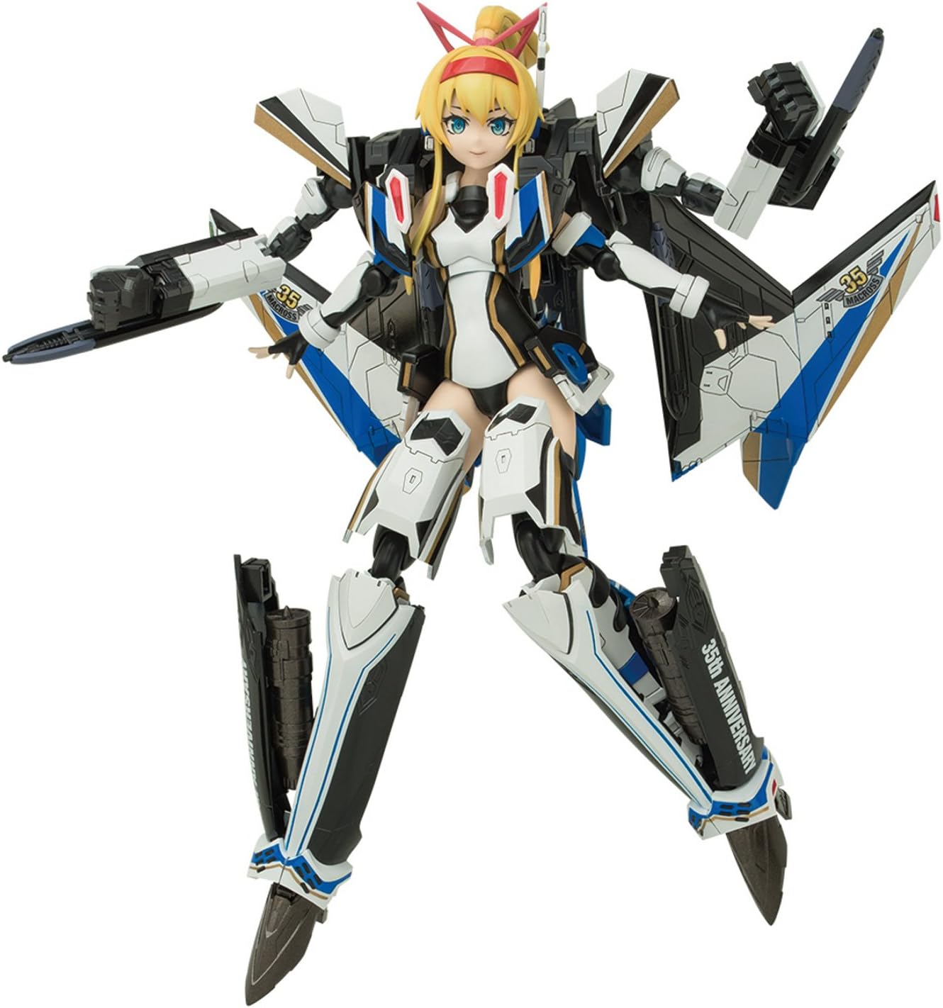 青島文化教材社 VFG マクロスデルタ VF-31J ジークフリート 35周年アニバーサリー 全高約155mm 色分け済みプラモデル MC-02