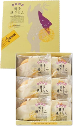 Hakata Torimon 6-Piece Box [1 Box] Kyushu Famous Sweets Fukuoka Souvenir Hakata Western Japanese Confectionery