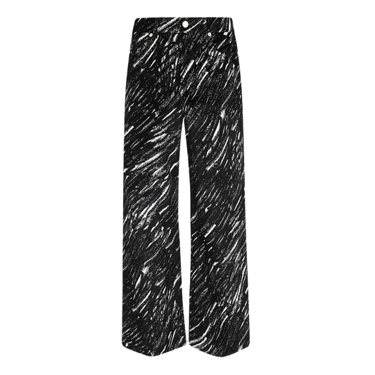 MARNI 'CRAYON' BLACK STRETCH DENIM PANTS