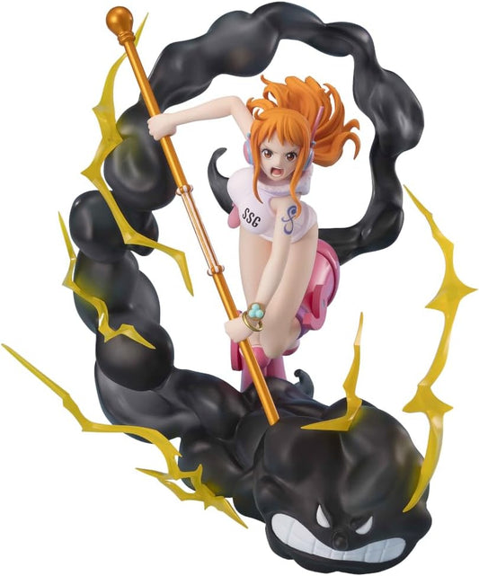 BANDAI SPIRITS Figuarts Zero One Piece Nami - Thunderbolt Approx. 6.7 inches (170 mm), PVC & ABS, Painted Finished Figure