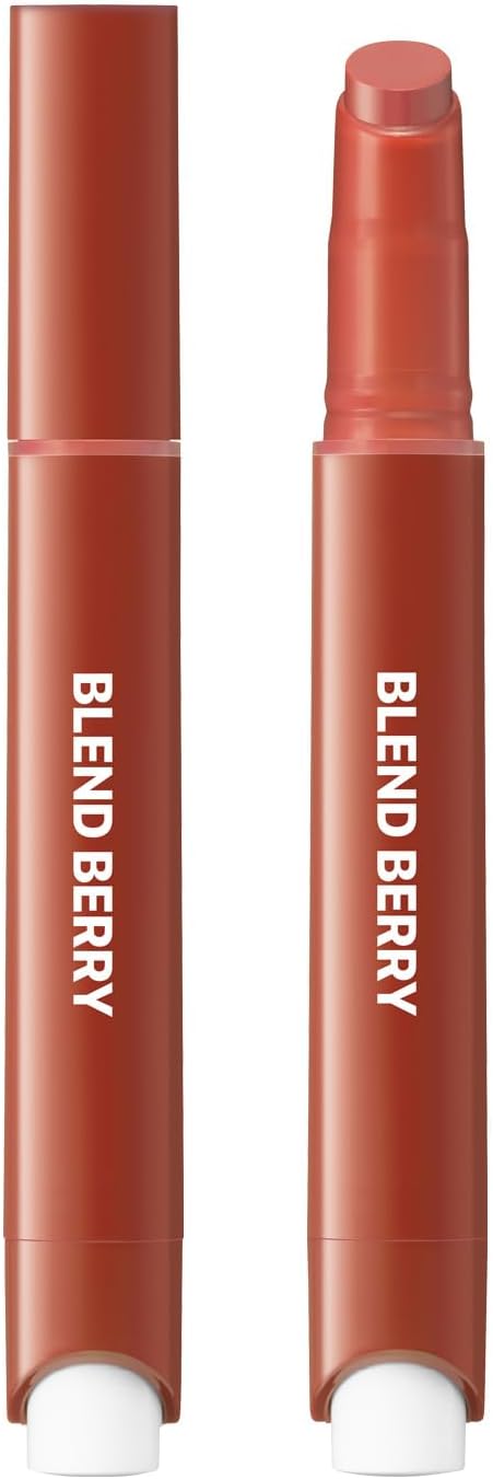 BLEND BERRY 005 Lip Balloon, Prank Mellow Beige (Yellow Beige), Plumper, Shiny, Tinting Effect, Thick Moisturizing, 0.1 oz (2.5 g)