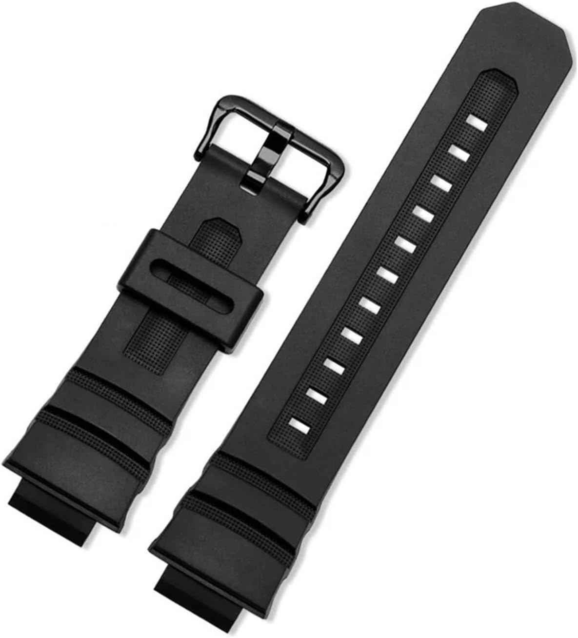[STORE] Resin Watch Band Casio Fit For G-SHOCK AW-591/590/5230/282B AWG-M100/101 G-7700/7710 Men's Replacement Wrist Bracelet Strap 16mm Black
