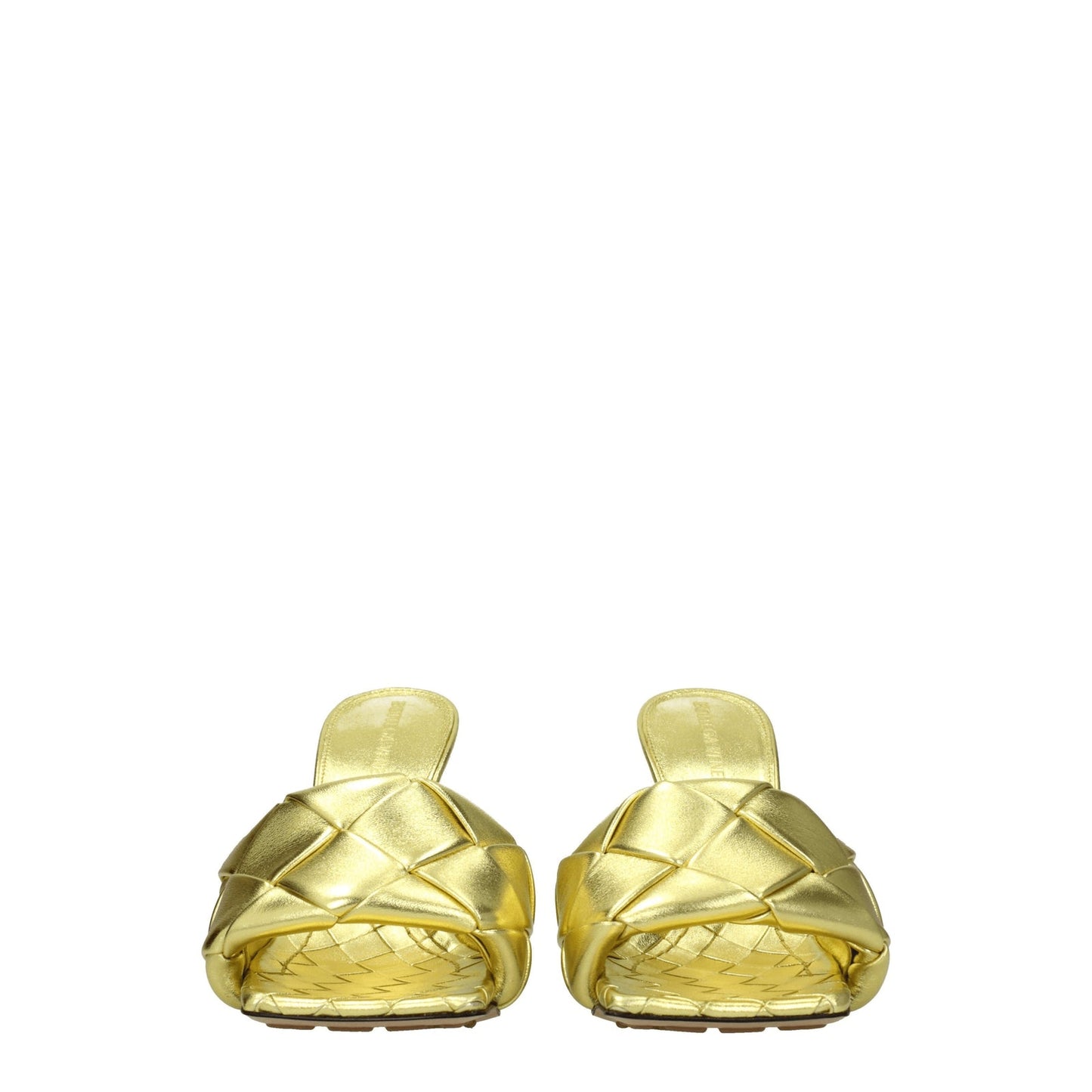 Bottega Veneta ボッテガベネタサンダルレザーゴールド - Image 1