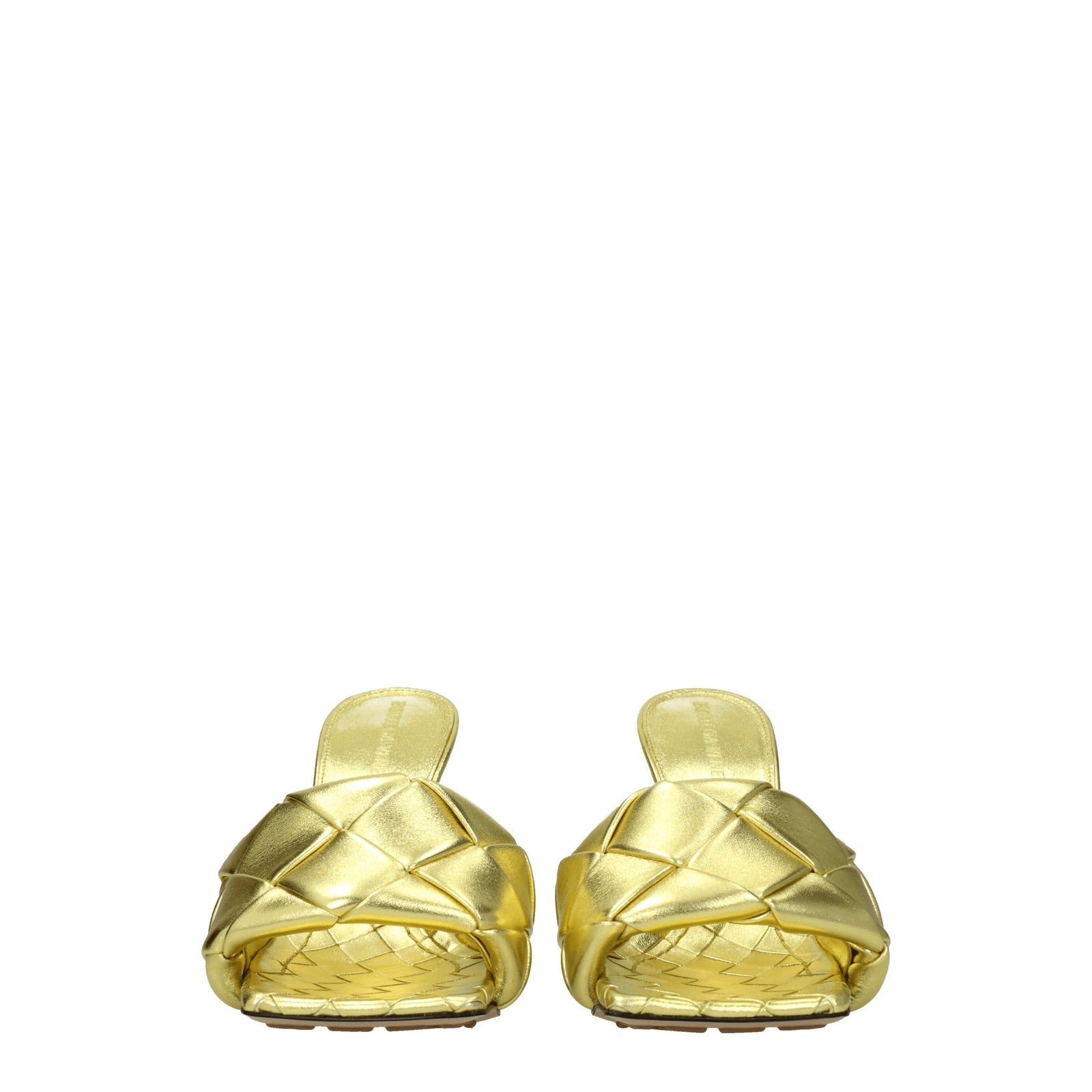Bottega Veneta ボッテガベネタサンダルレザーゴールド - Image 1