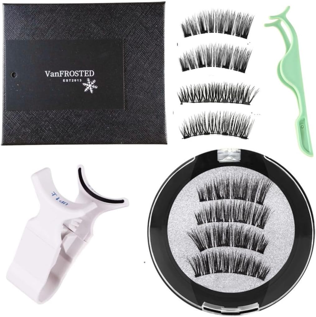 磁気まつ毛 のり不要 マグネット 吸着 つけまつげ 磁気 つけまつ毛 磁石 3D ミンク ボリューム大 ふさふさ くり返し使える セット 専用 アプリケーター ピンセット キット (L05マスカットムース)