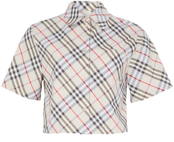 BURBERRY Check short shirt - Image 1