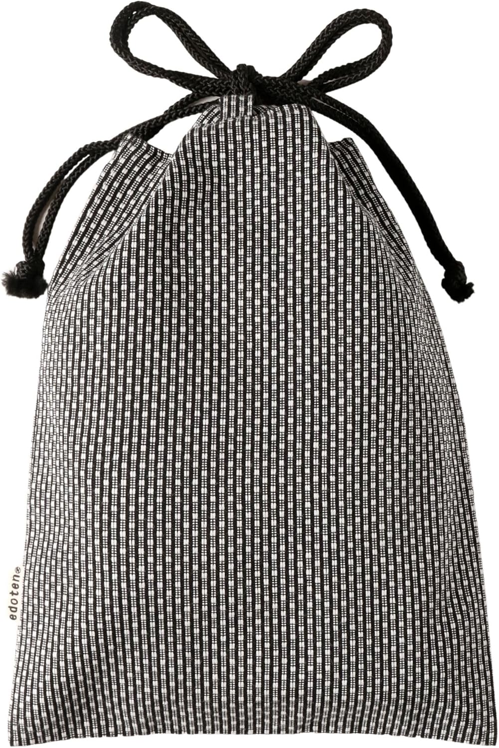 Edo-Ten Shingen Bag, Together Bag, 100% Cotton, Sashiko Fabric, Drawstring Bag, Goshuin Bookbag, Inner Pocket, Men's, Women's