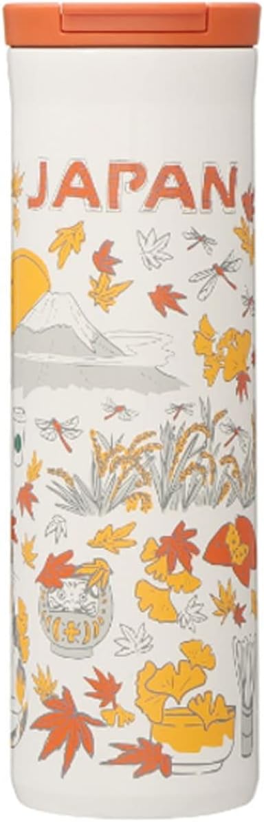 Starbucks Been There Series Stainless Steel Bottle, Japan Limited, 16.1 fl oz (473 ml), Local Limited, White, 16.1 fl oz (473 ml), New Model, Gift, Brand, Christmas