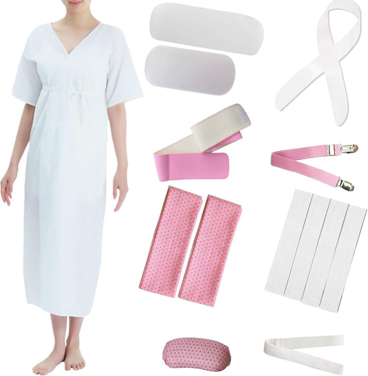 [TOuWA] Kimono Dressing Set, Yukata, Kimono Accessories, 14-piece Set, Washable, All Year Round (Kimono Underwear, Front Plate, Back Plate, Dressing Belt, Waist Strap, Magic Belt, Collar Core, Date