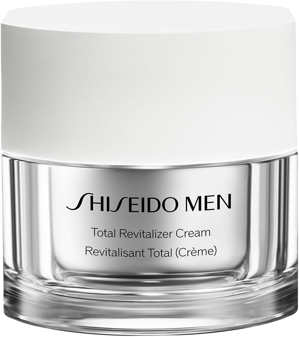 SHISEIDO MEN Total R Cream N Men's Cream / Men's Serum, Citrus and Bamboo Green Scent, Main Unit, 1.8 oz (50 g)