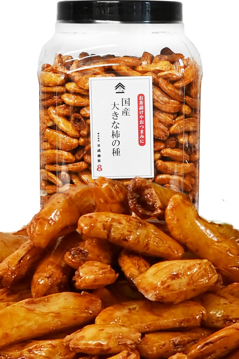 [Tsumamikura Official] Kaki no Tane (Rice Crackers) Large Capacity [Large pieces with crunchy texture, delicious snacks] No peanuts, commercial use, spicy snacks, sake accompaniment [Sensei Shokai