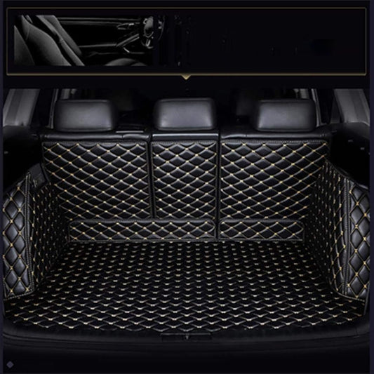 Custom Car Trunk Mat For Toyota Prius 30 Series ZVW30 2009-2017 XPE Leather Luggage Mat Cargo Mat Full Set Waterproof Car Trunk Mat All Weather Abrasion Resistant Dirt Resistant Interior Parts Car