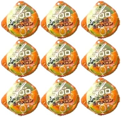 [Set of 9] Corolo UHA Mikakuto Hokkaido Red Meat Melon, 1.4 oz (40 g)