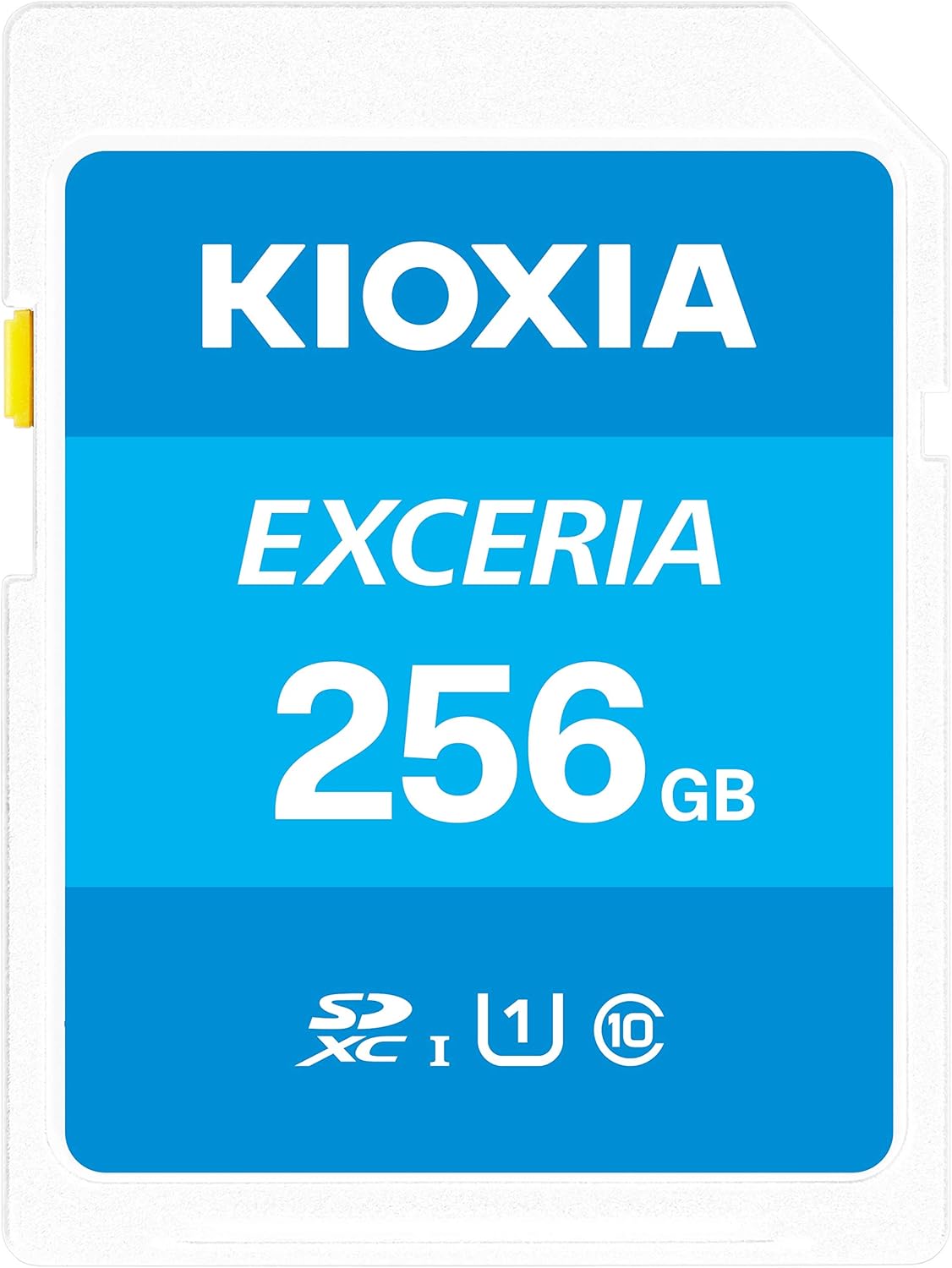 KIOXIA KLNEA256G Former Toshiba Memory SD Card, 256 GB, SDXC, UHS-I Class 100 MB/s Reading Speed, Made in Japan, Genuine Product