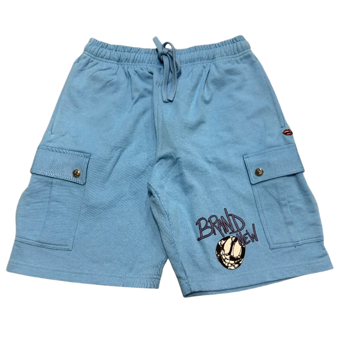 CHROME HEARTS MATTY BOY 'BRAIN NEW' CARGO SWEAT SHORTS