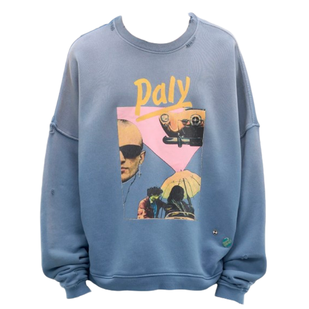 PALY 'BLUE' STILL LIFE CREWNECK